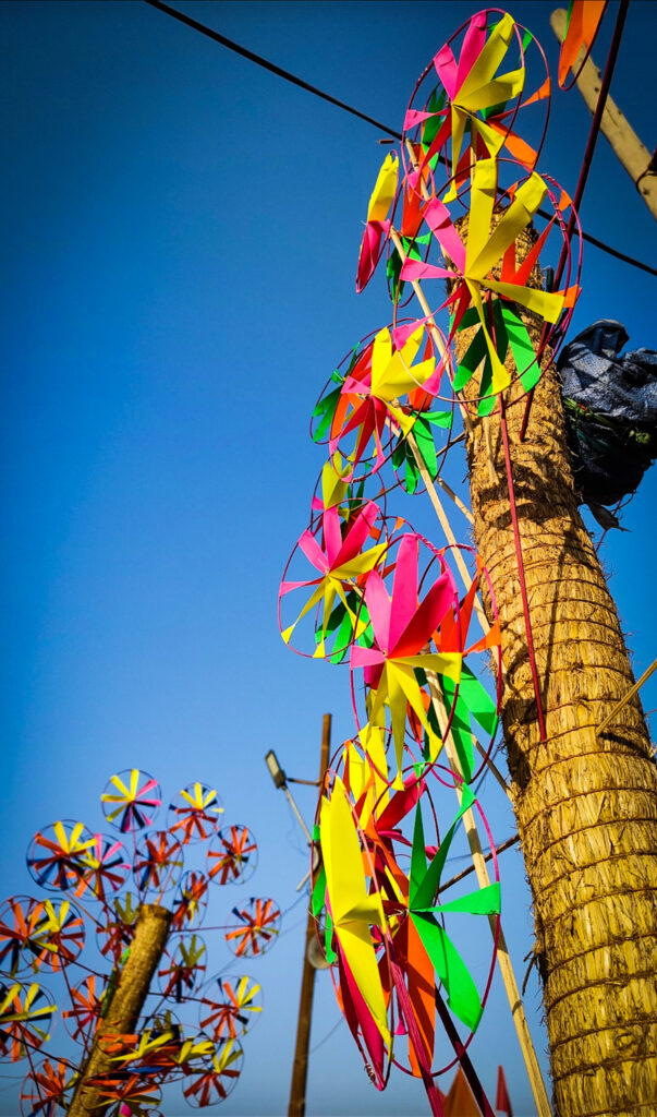 View of Mahakumbh Mela grounds, Prayagraj
