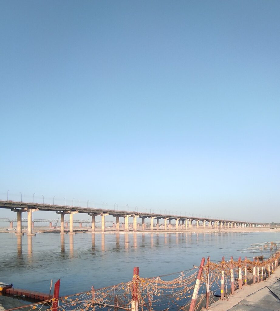 Shastri Bridge over the Ganga river, Prayagraj